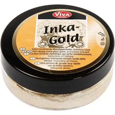 Populärt val Inka Gold, ljus guld, 50ml/ 1 tsk.