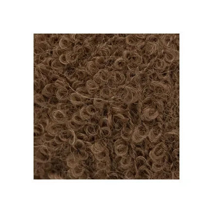 DROPS Alpaca Bouclé Garn Unicolor 8905 Choklad Snabb leverans