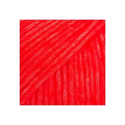 Kundfavorit DROPS Air Garn Unicolor 61 Varmröd