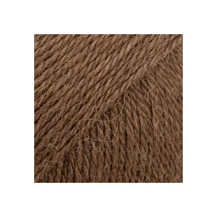 DROPS Alpaca Garn Unicolor 9042 Kastanj Populärt val