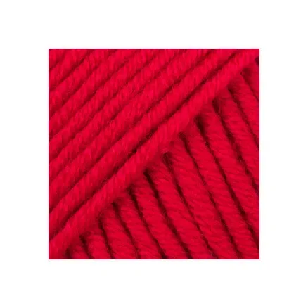 Populär DROPS Big Merino Garn Unicolor 27 Crimson Red