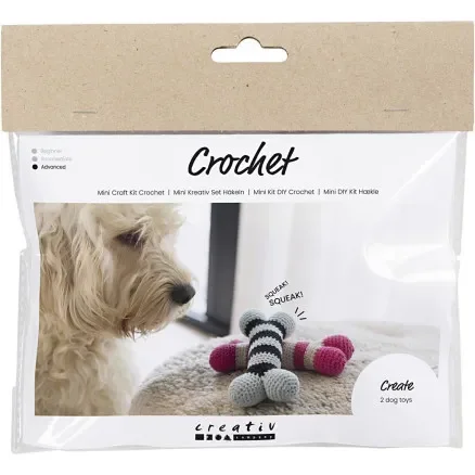 Mini DIY Kit Virkning, Hundben, 1 förp. Populärt val