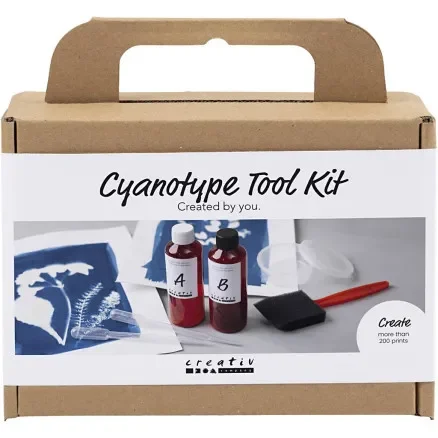 Verktygskit för Cyanotypi, Tillbehör, blå, 1 förp. Nedsatt pris