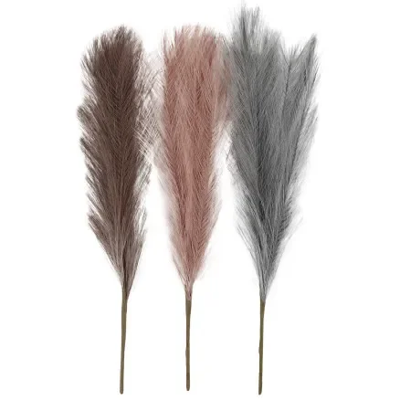 Extra rabatt Pampasgräs, L: 50 cm, delikat blå, frostad lila, gl. Rosa, 3 st / 1 bdt.