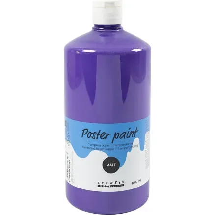 risnedsättning Temperafärg Matt, violet, 1000 ml/ 1 flaska