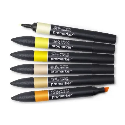 Kampanjpris Promarker set, gula toner 6st