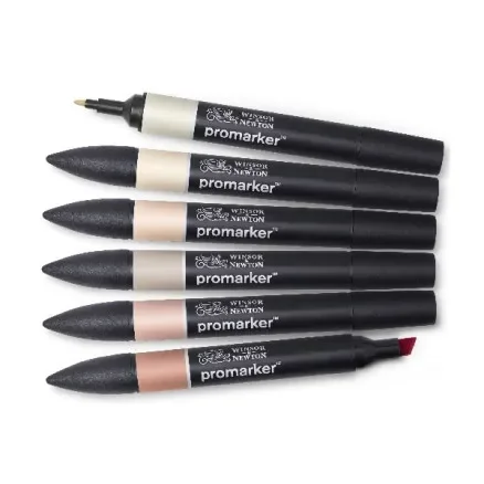 Promarker 6st hudtoner set 1 Erbjudande