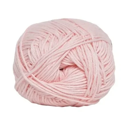 Hjertegarn Cotton nr. 8 Garn 404 Ljus Lax Kampanj