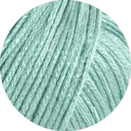 Populärt val Lana Grossa Linarte Garn 345 Ljus turkos