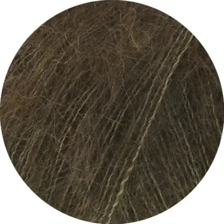Lana Grossa Silkhair Garn 230 Umbra brun Trygg betalning