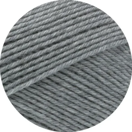 Lana Grossa Meilenweit 100 Merino Extrafine Uni Garn 2404 Gråmelerad Köp online