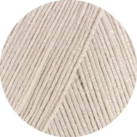 Fri frakt Lana Grossa Filo Lurex Garn 18 Ljus Beige