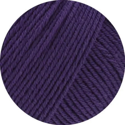 I lager Lana Grossa Elastico Garn 198 Mörk Violett