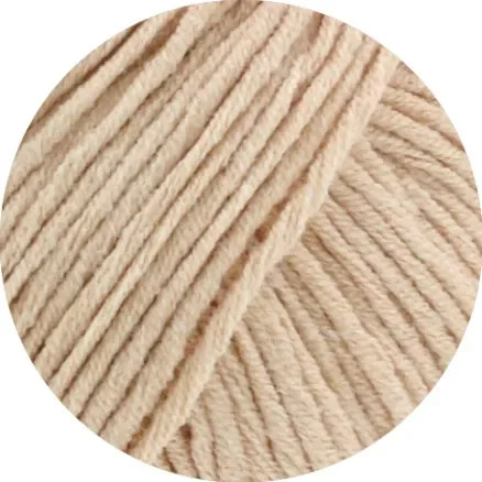 Lana Grossa Easy Garn Bomull Beige Snabb leverans