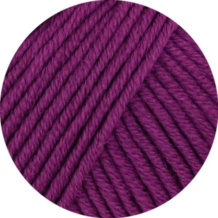 Sista chansen Lana Grossa Cool Wool Superbig Uni Garn 47 Röd Violett