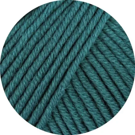 Lana Grossa Cool Wool Superbig Uni Garn 50 Petrol Green I lager