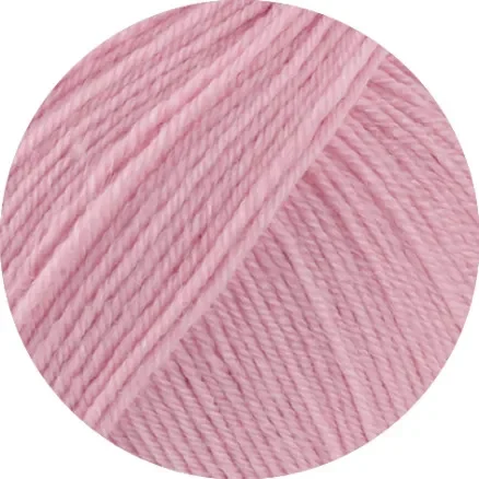 Lana Grossa Meilenweit 100 Woolycell Garn 4 Rosa Premium
