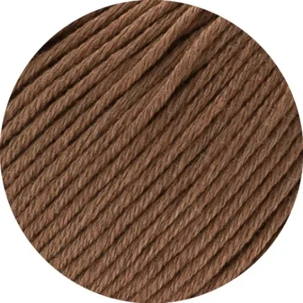 Begränsat antal Lana Grossa Soft Cotton Garn 66 Brun