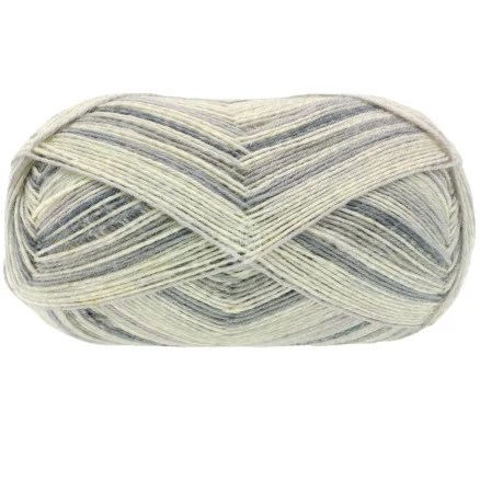 Handla nu Lana Grossa Meilenweit 100 Denim Mix Garn 4656 Ljus grey