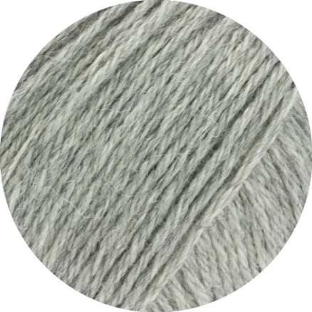 Lana Grossa Garn Landlust Alpaca Merino 160 407 Ljusgrå Kundfavorit