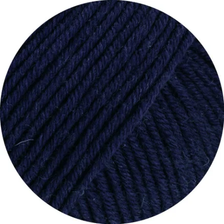 Lana Grossa Cool Wool Big Mélange Garn 1694 Nattblå Trygg betalning