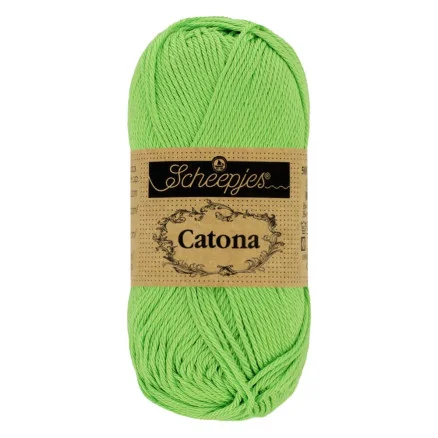 Kampanjpris Scheepjes Catona Garn 513 Äpple Granny – 25g