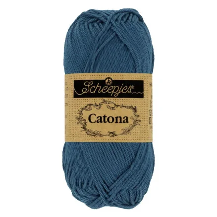 Scheepjes Catona Garn 164 Ljus Marinblå – 10g Köp online