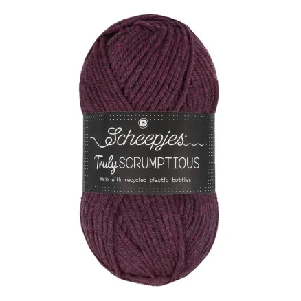 Outlet Scheepjes Truly Scrumptious Garn 377 Morello Cherry Fudge Cake