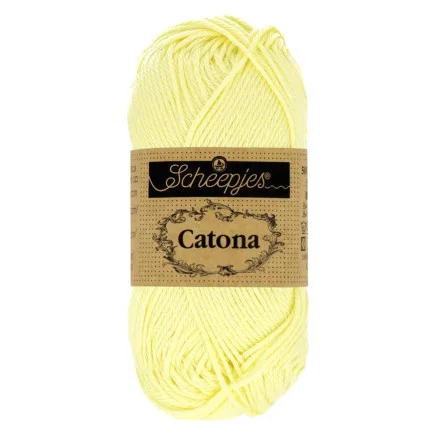 Scheepjes Catona Garn 100 Citron Chiffong – 25g Bästa pris
