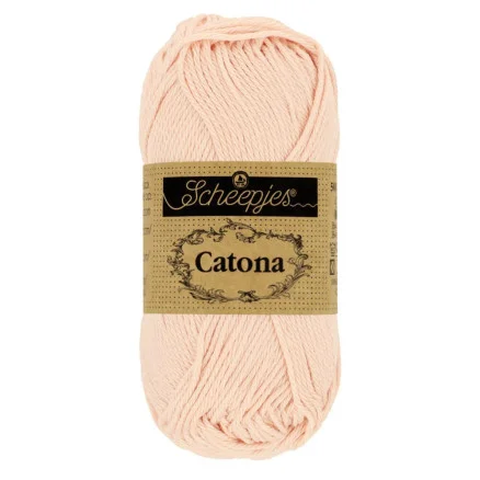 Kundfavorit Scheepjes Catona Garn 263 Persikoblomma – 25g