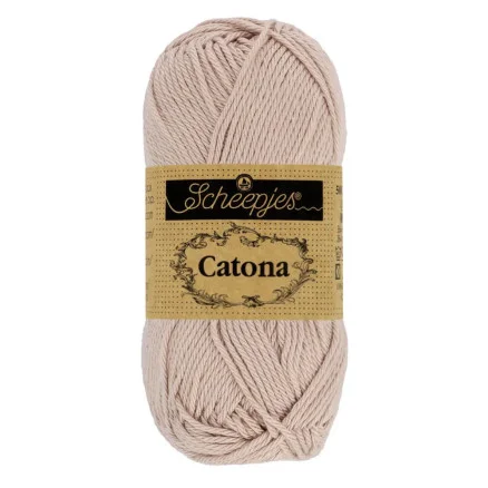 Populär Scheepjes Catona Garn 257 Antik Mauve – 25g