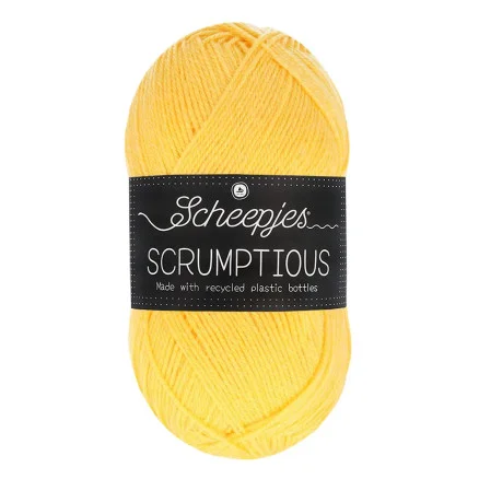 Köp nu Scheepjes Scrumptious Garn 385 Lemon Solskins Kage