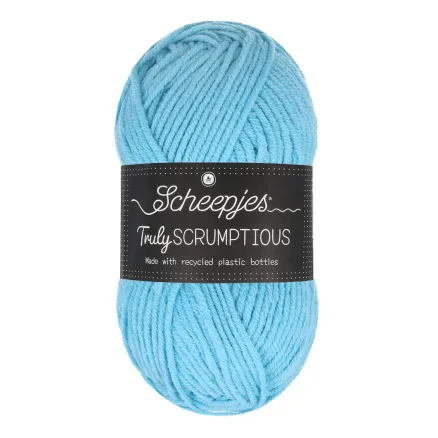 Endast denna vecka Scheepjes Truly Scrumptious Garn 343 Blå French Macaron