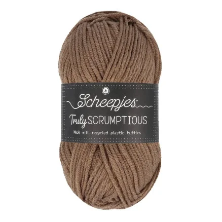 Endast idag Scheepjes Truly Scrumptious Garn 329 Hasselnötsmockakaka