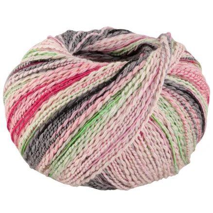 Lana Grossa Torto Garn 7 Ljusgrön/rosa/rosa/grön/mörkgrå/antracit/röd Populär