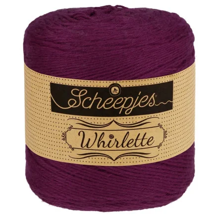 Rea Scheepjes Whirlette Garn Unicolor 874 Granatäpple