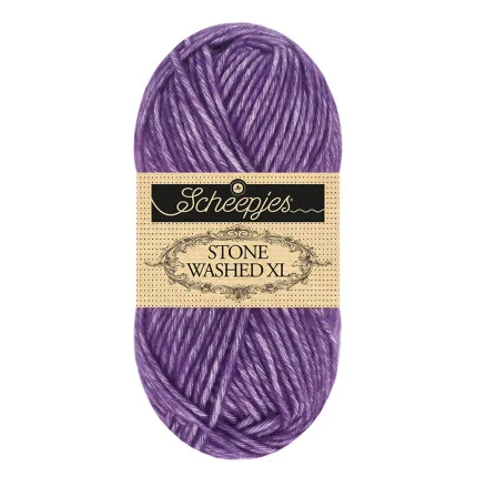 Sänkt pris Scheepjes Stone Washed XL Garn Mix 880 Rig Charoite