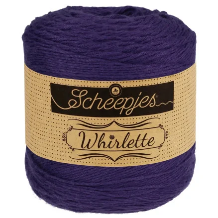 Snabb frakt Scheepjes Whirlette Garn Unicolor 888 Acai Berry