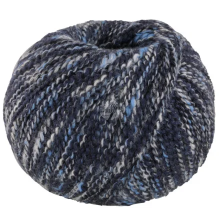 Lana Grossa Garn 9 Svart blue Fri frakt