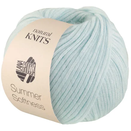 Lana Grossa Summer Softness Garn 17 Pastellblå Populär