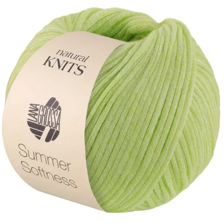risnedsättning Lana Grossa Summer Softness Garn 13 Vårgrön
