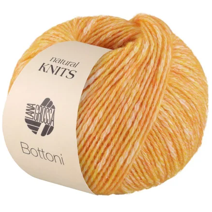 Sänkt pris Lana Grossa Bottoni Garn 2 Gul/Orange/Cream