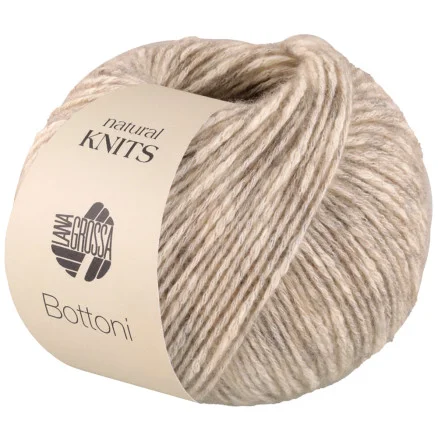 Lana Grossa Bottoni Garn 13 Grå beige/kräm Fynd