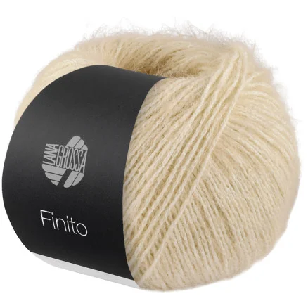 Kundfavorit Lana Grossa Finito Garn 8 Ljus Beige