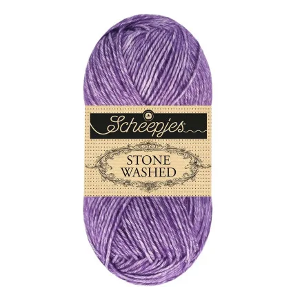 Scheepjes Stone Washed Garn Mix 840 Rig Charoite Populär