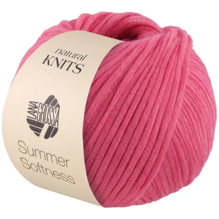 Lana Grossa Summer Softness Garn 8 Rosa Erbjudandepris
