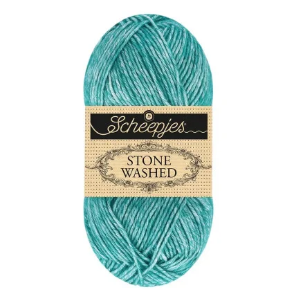 Scheepjes Stone Washed Garn Mix 849 Ljus aktinolit Sänkt pris