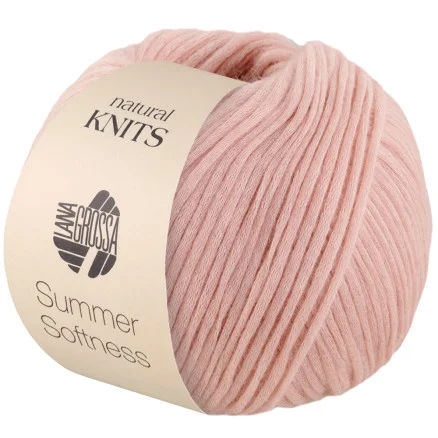 Nedsatt pris Lana Grossa Summer Softness Garn 10 Pastellrosa