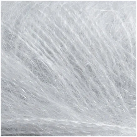 Järbo Fin Mohair Silk Garn 31 Ljusgrå Rea
