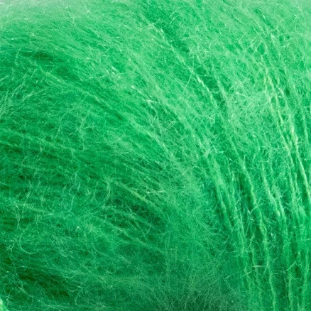 Järbo Fin Mohair Silk Garn 38 Vildgrön Rea